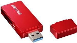 USB3.0 microSD_SDカードリーダー BU FFALO BSCR27U3RD レンタル